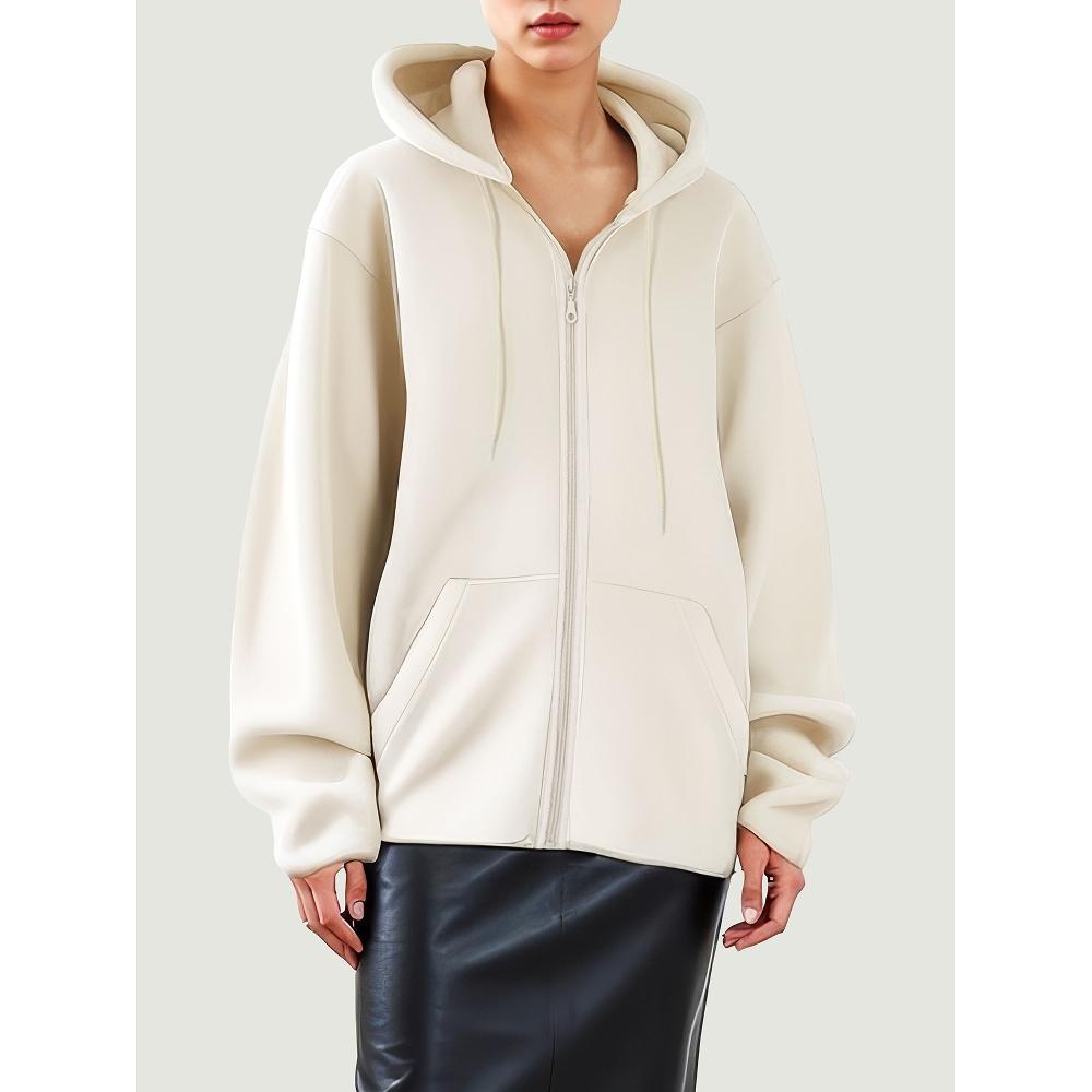 

Daiso [поступил в сентябре, поделились] Флисовая толстовка на молнии M цвета слоновой кости