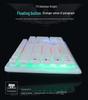 Li-Mage GTX300 White RGB Backlit USB Gaming Keyboard and Mouse Set