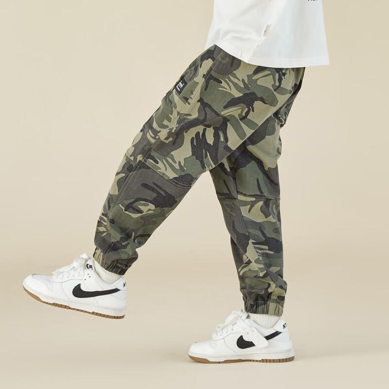 

Boy s Camouflage Outdoor Cargo Pants 110