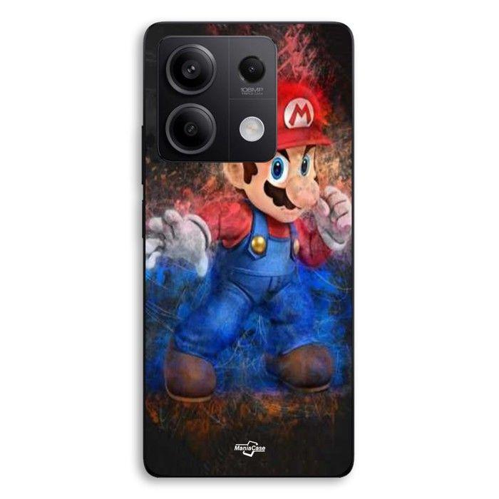 Coque pour téléphone - MANIACASE - Xiaomi Redmi Note 13 5G - Super Mario Bros - Noir - Protection quotidienne