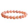 Sunstone & Moonstone Bracelet - Orange Chalcedony Beads Suitable for Men and Women, Ethnic Style Minimalist