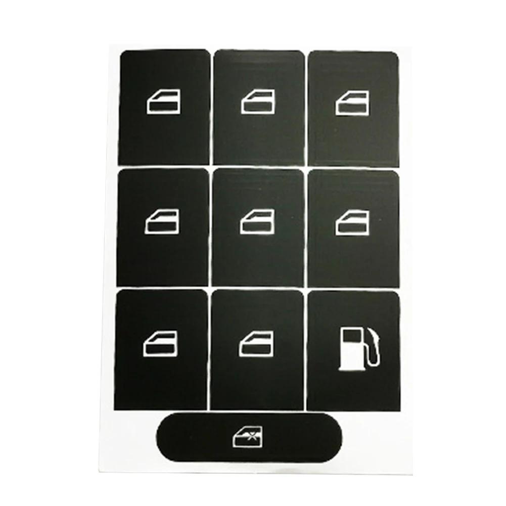 

for GOLF MK5 for PASSAT B6 Car Door Window Lift Button Stickers Switch Interior Decoration car button sticker Car Styling Access China Mainland