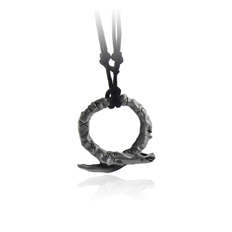 High Quality Game  Necklaces Kratos Symbol Amulet Alloy Metal Pendants Choker for Women Men Cosplay Jewelry Gifts