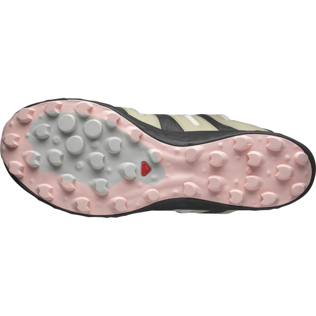 SALOMON Udara Anti Slip Wear Resistant River Trekking Shoes Unisex Light Olive Green/Black/Marigold Pink Sneakers 477304