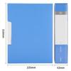 Deli A4 100-Page Document Folder with Transparent Pockets