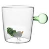 300ml Clear Cute Glass Cup Italy Ichendorf Design Animal Glassware Drink Tumbler Milk Water Teacup Niche Coffee Mug Dropshipping