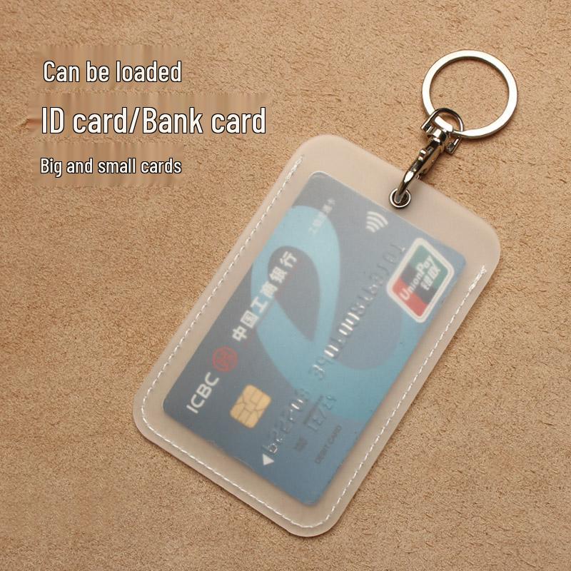 Transparenter tropfenförmiger Ausweishalter & Aufzugskartenhülle