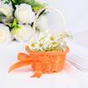 Hand-held Small Flower Storage Basket Rattan Woven Wicker Flower Basket  For Plant Home Wedding