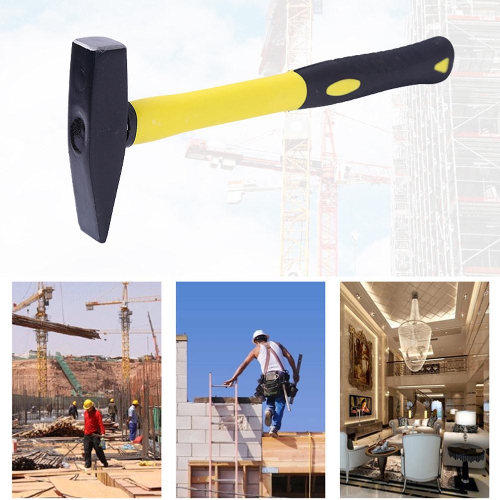 Professional Fitter Hammer 200G Flat Head Duck Bill Design Carbon Steel Head Tpr Coated Shock Absorbing Handle for Metal