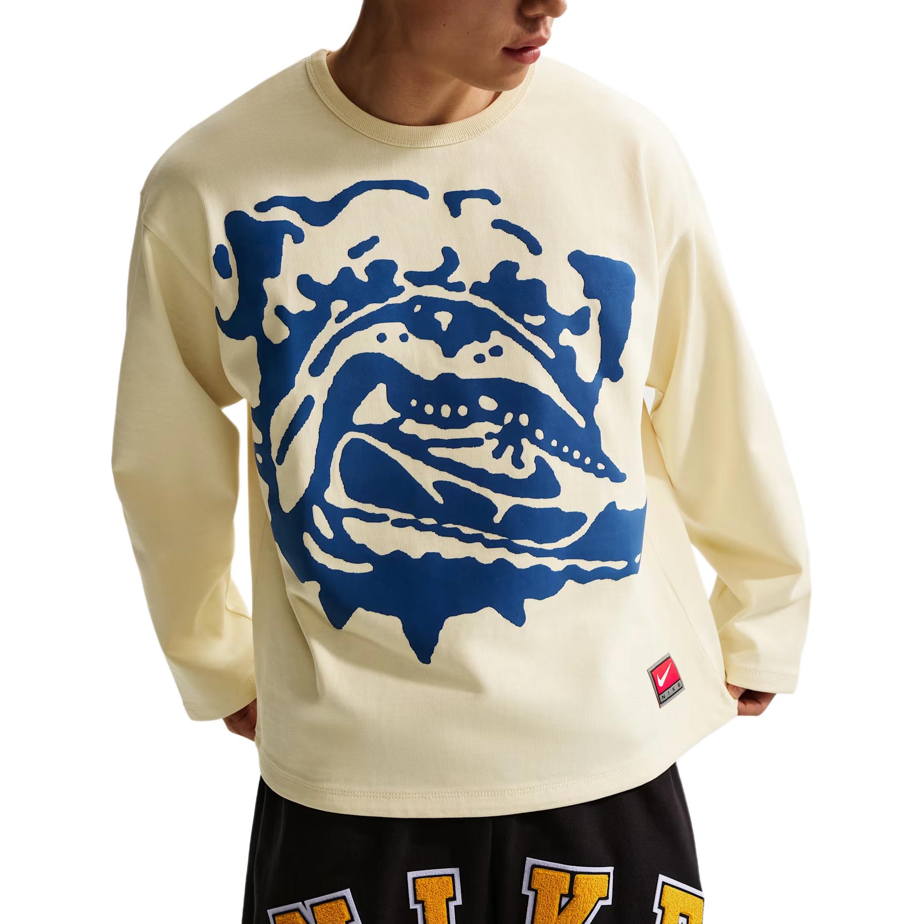 Nike Life Midweight Loose Fit Crew Neck Long Sleeve Sweatshirt Men tops IF2234-113 XS