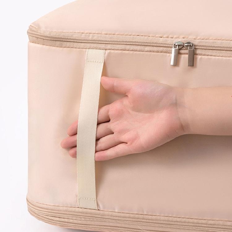 Space Maximizing Self Compression Organizers Comforter Storage Bag With Large Capacity for Duvet Quilt Pillows Blankets