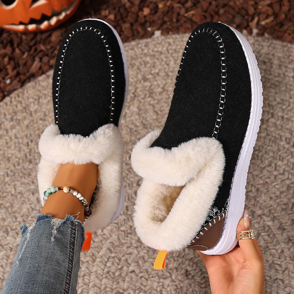 Schuhe Herren 2025 neue Herrenschuhe Winter Samt verdickt Schneestiefel rutschfest Ein-Pedal Herrenstiefel warme Schneestiefel
