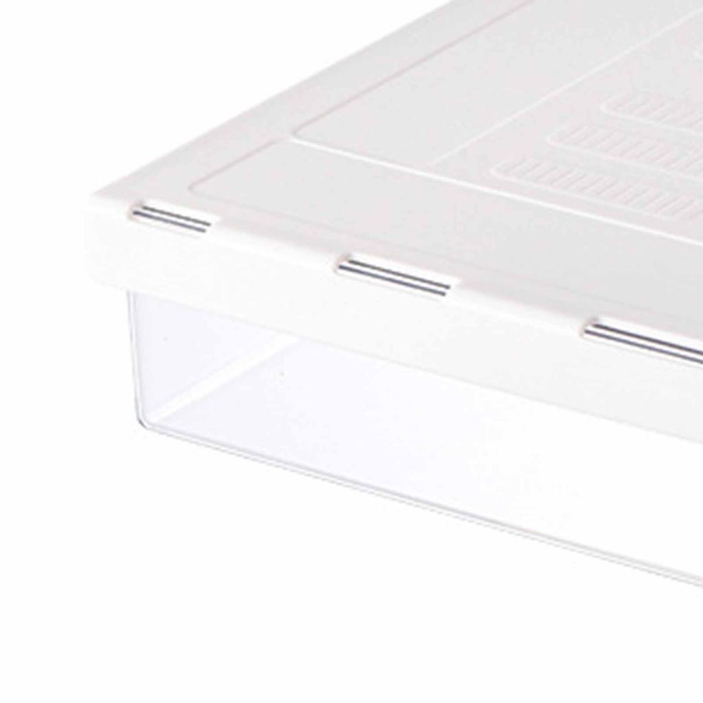 Schreibtischschublade Stilvoller Minimalismus Stil Große Kapazität Klare Schreibtischaufbewahrungsbox für Besteck