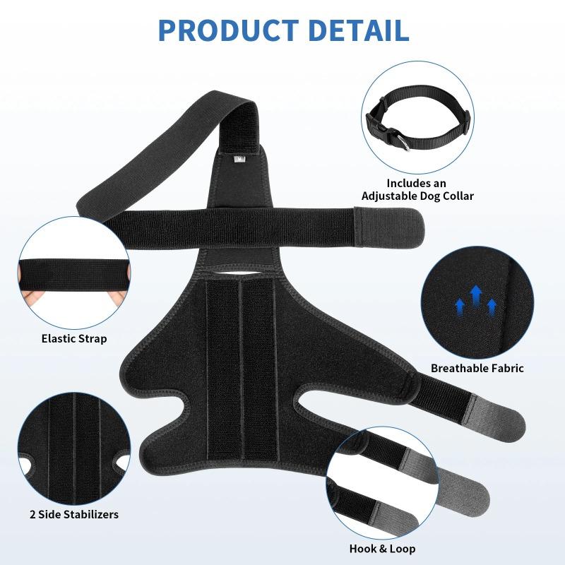 Dog Leg Knee Brace Straps Protection Pet Knee Pads Adjustable Dogs Leg Support Dogs Accessories for Leg Joint Wrap Supports