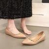 Fried Street High Value Pointed Rivet Lazy Shoes Shallow Mouth Summer Versatile Rivet Anti-skid Shoes Tide