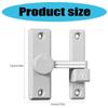 Easy Installion Designs 90/180 Degree Door Latches Lock for Extra Privacy In Hotel Offices Supplies and Garages Use