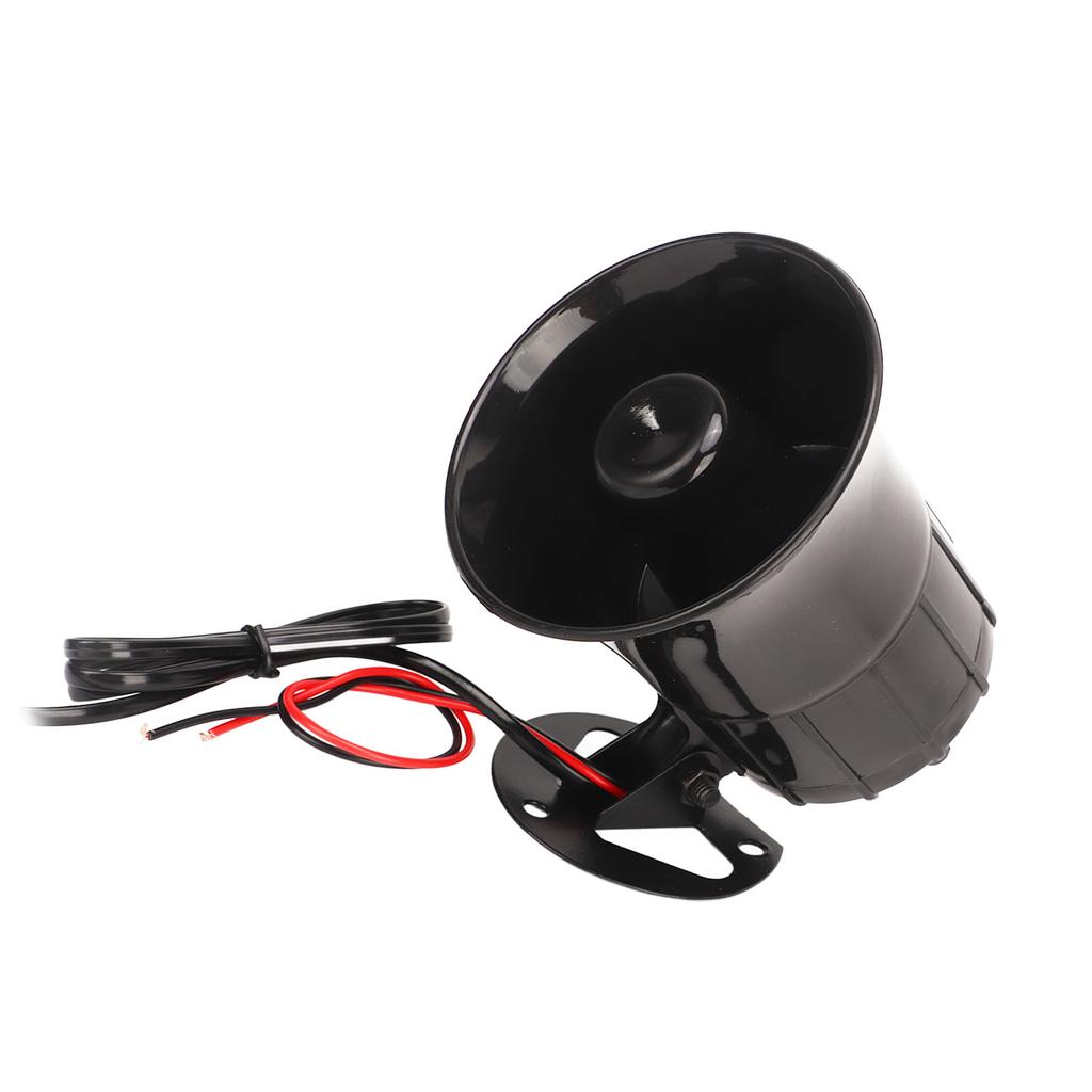 Sirena de 3 tonos de 12V 30W 120 DB Alto Volumen Sonido Fuerte Alarma de Alerta Eléctrica Bocina de Aire para Vehículo