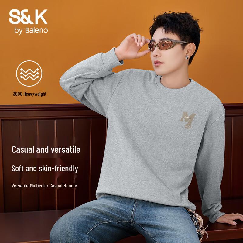 

Baleno Men s American Style Graphic Crewneck Sweatshirt 4XL