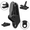 10 pièces Clips de Tente d'Extérieur Boucle Fixe Coupe-Vent pour Auvent Point de Traction Supplémentaire pour Bâche Clip Alligator Clip en Plastique pour Auvent, 3,5*0,8 cm