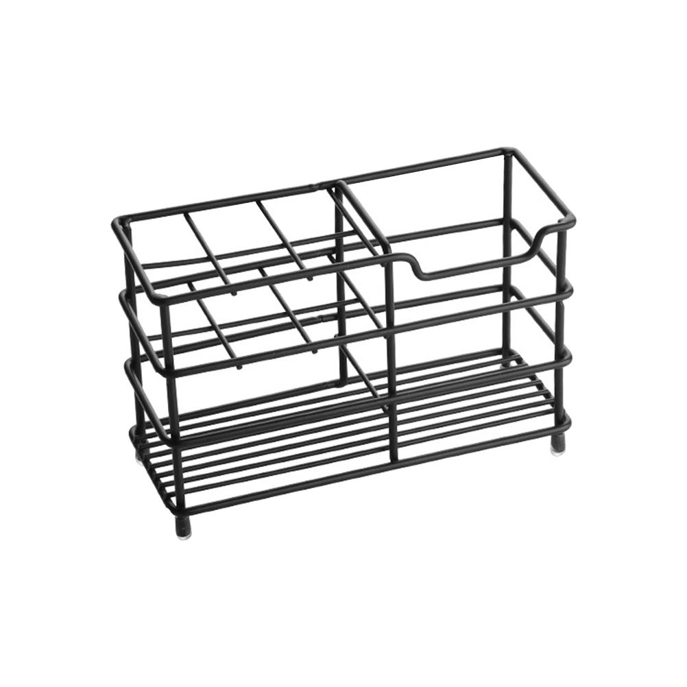 Stainless Steel Tooth Brush Holder Electric Toothbrush Holder Stand Multifunction Waterproof Punch Free Bathroom