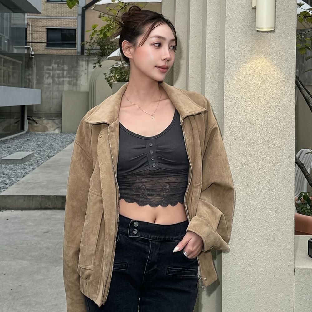 EBM Oversized Suede Jacket Emq9Eot210