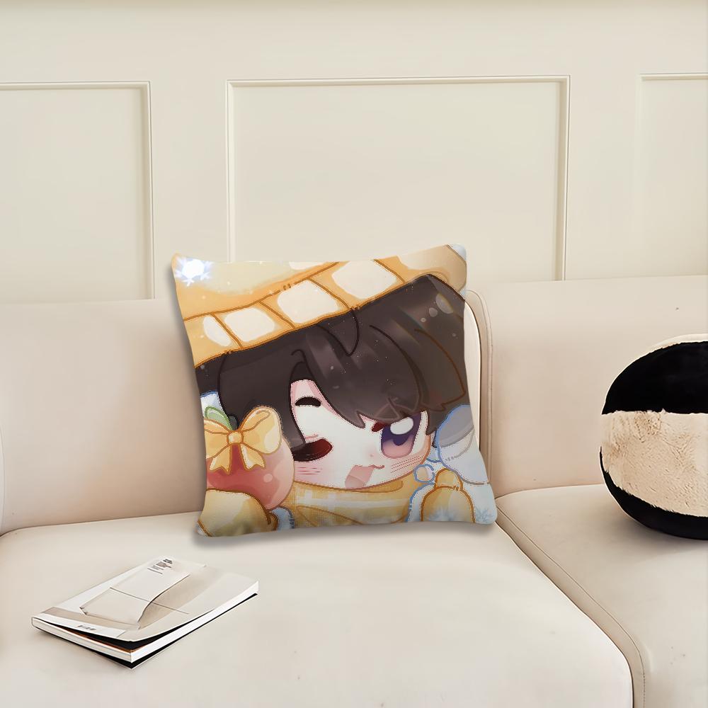 

Game Love and Deepspace winter cushion cover Pillow Cover Decoration Room Home Sofa living Office Car Nordic Simplicity 12x12Inch