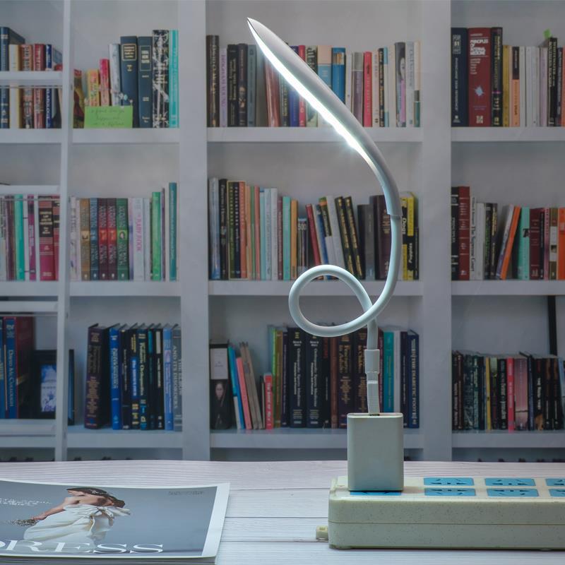 Dimmable USB LED Desk Lamp with Power Bank – Portable Night Light for Bedroom, Office, or Night Fishing