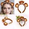 Soft Plush Lace Bear Headwear For Kids Comfortable Hairband Lightweight Hair Accessory For Sensitive Skin