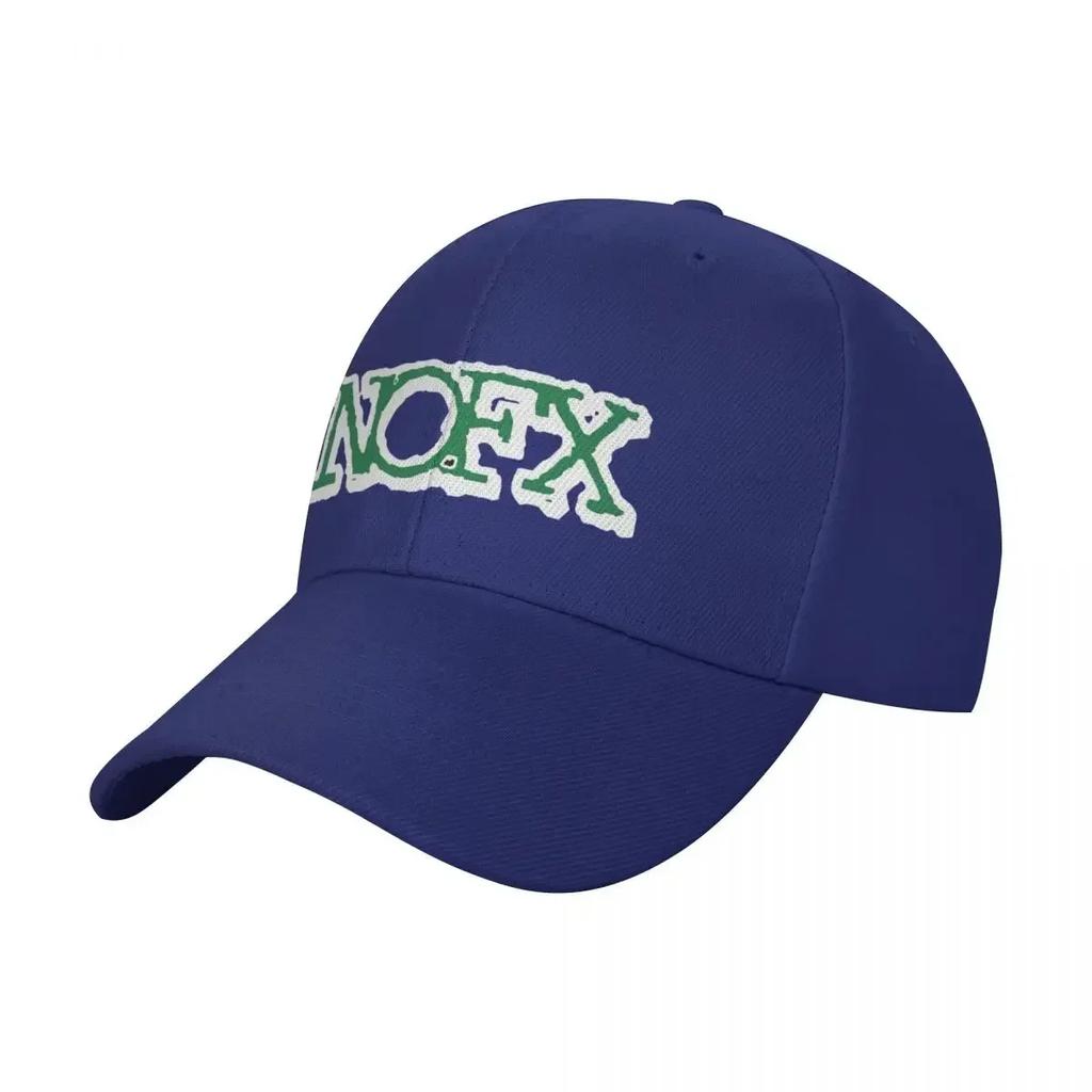 aNOFX No Fx Punk Rock Band Logo Music Baseball Cap Adult Hip-Hop Sun Caps Nofx Hats Adjustable Polyester Trucker Cap Spring Hats