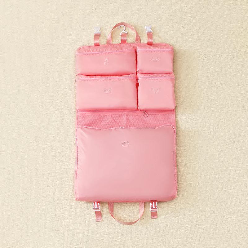 7-in-1 Travel Organizer: Multifunctional Hanging and Divided Compartment Bag