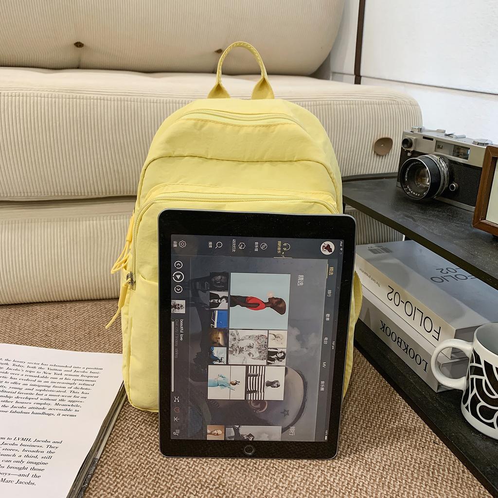 Schoolbag1011 New Japanese Simple College Student School Bag Leisure Travel Large Capacity Backpack High Value Backpack Women