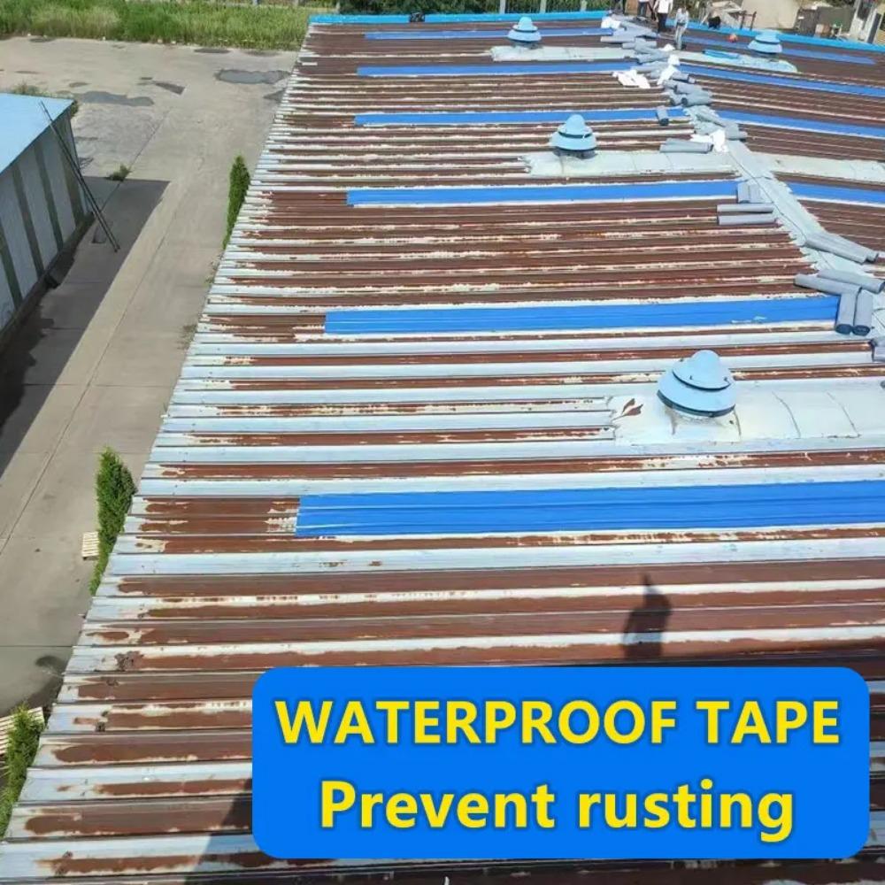 Butyl Patching Roof Waterproofing Tape for Roof Tile Crack Self-adhesive Aluminum Foil Waterproofing Waterproof Sealing Band