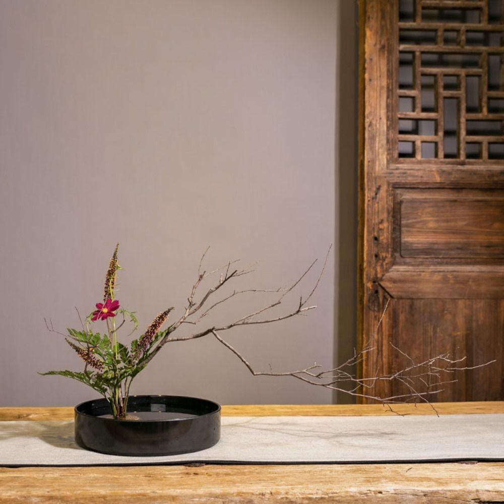 Large Flower Arrangement Tray Japanese Style Plastic Flower Tray Flower Container  Garden Courtyard