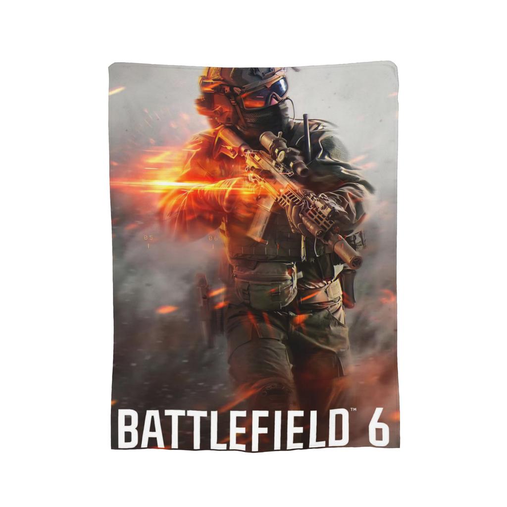 Battlefield 6 Funny Games Blanket Multi-size Super Soft Cozy Throw Blankets for Sofa Couch and Bed