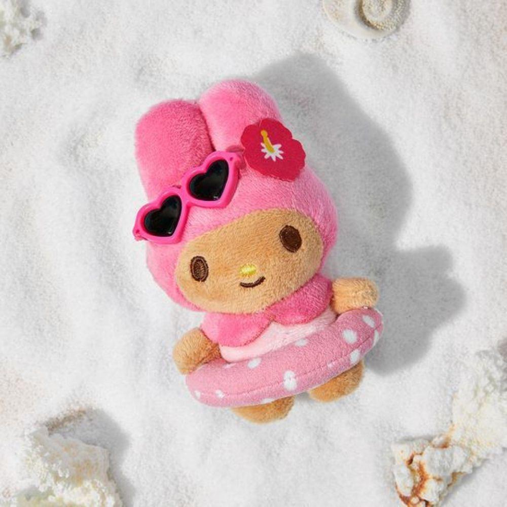 Olive Young x Sanrio Bräunungs My Melody Plüsch Schlüsselanhänger Anhänger Puppe Modell Spielzeug Niedliche Spielsachen Geburtstagsgeschenke