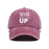 1 Stück Unisex 'never Give Up' Baseballkappe, verstellbare Sonnenschutzkappe, lässige Outdoor-Reise-Fahrerkappen für den täglichen Gebrauch, reise