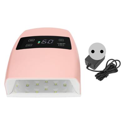 Nail Lamp 96W Fast Drying Rechargeable Long Battery Life UV LED Nail Light 100‑240V EU Plug