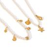 Ocean Element Necklace Shell Starfish Pearl Choker Minimalist Design Women's Jewelry