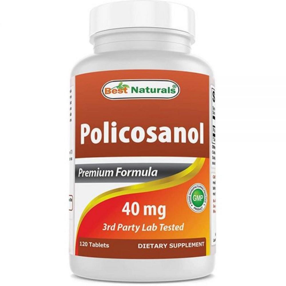 Naturals Premium Formula Policosanol 40mg Tablets 120 Tablets 1 pcs