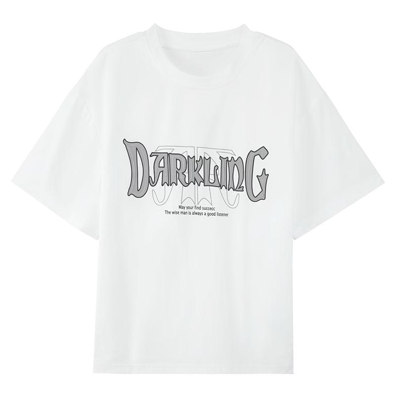 Boys  Quick-Dry 3D Letter Short-Sleeve T-Shirt