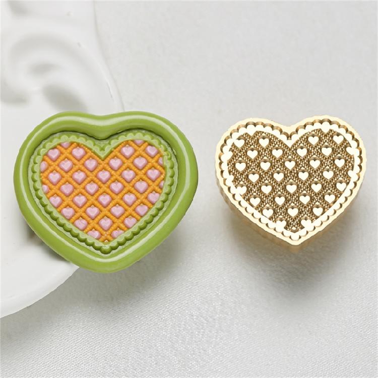 Messing Kopf Siegelstempel Herz Serie Siegelwachs Stempel Herzförmiger Wachssiegelstempel für Briefe Einladungen Dekoration