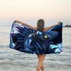 1pc D-Death Note1 Beach Towel, Beach and Seaside Swimming Pool Equipment, Fashion Pattern, Rectangular, Travel Essentials