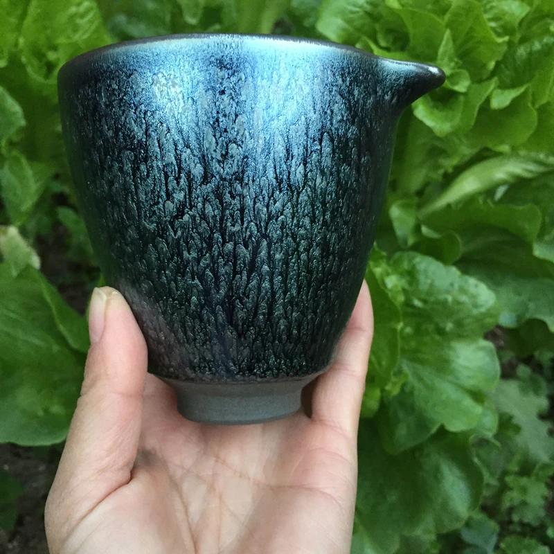 Чашка Цзяньчжань Тэнмоку Гундао 260 мл, украшенная многочисленными цветочными узорами, из экологически чистого фарфора, термостойкая. CN