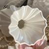 Glass Floral Containers for Bedroom 3D Printed Artistic Vase, Modern Decorative Flower Minimalist Container, Vases Living Room Arrangement Holder Home
