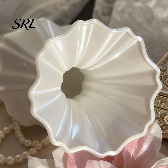 Glass Floral Containers for Bedroom 3D Printed Artistic Vase, Modern Decorative Flower Minimalist Container, Vases Living Room Arrangement Holder Home