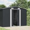 VidaXL Garden Shed 257x580x181 Cm Metal Anthracite 143354