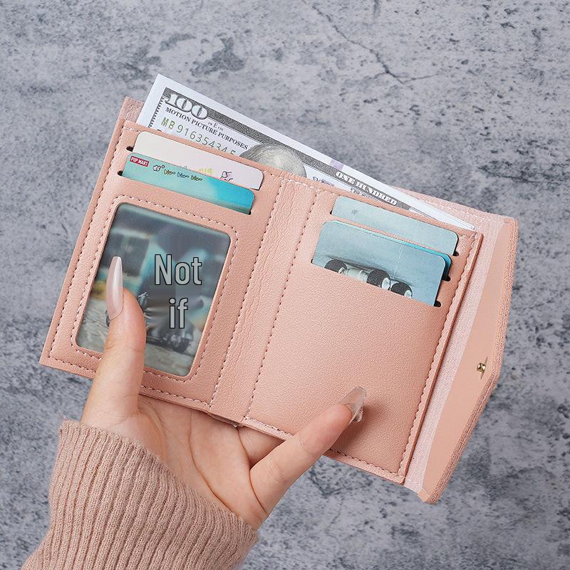 Trendy Small Women's Wallet - Cute Mini Korean Style Coin Purse & Card Holder