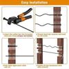 Black Cable Railing Kits - 40Pcs 1/8" T316 Stainless Steel Swage Stud Ends for 2"x2" Posts