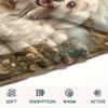 Maltese dog,pattern Flannel Blanket, High quality Comfortable for All Seasons, Home Decor, Warmth and Comfort, Perfect for Gifts.