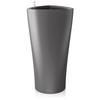 Flower Pot - Lec - Delta Premium 40 - Metallic Anthracite - Integrated Irrigation System